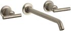 K-t14417-4-bv Kohler Purist Two-handle Wall-mount