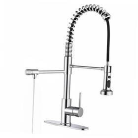 Pb1053 Kaiping Liangyu Sanitary Ware Co. Ltd Pull-down Kitchen Sink Faucet - And Stainless Steel Water Filtration Bar Chrome