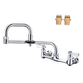Vsk95a1c Kaipingshijiadunweiyuyouxiangongsi Commercial Sink Folding Faucet With 18 Inch Swivel Jointed Nozzle Rotating