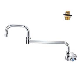 Vsk96c Kaipingshijiadunweiyuyouxiangongsi Commercial Kitchen Sink Pot Filler Faucet With Double Joint Swing Nozzle Wall