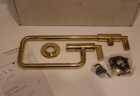Kallista 195711080226 P31571-00-ulb - One Wall Mount Pot Filler Faucet Unlacquered Brass