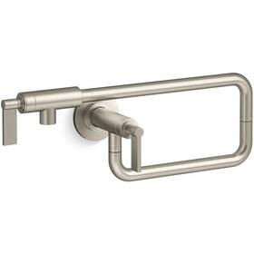 P31571-00-bn Kallista Wall-mount Pot Filler Juxtapose Polished Nickel New In Box