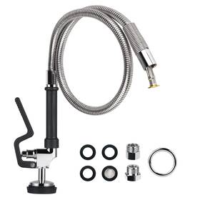 Amp-usn-039 Kanoney Commercial Sink Sprayer With Stainless Steel Hose 1.42 Gpm Pre Rinse Spray V