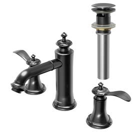 Kbf474 Karran 840311802425 Vineyard 2-handle Three Hole Widespread Bathroom Faucet With