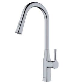 Kkf140c Karran Pull-down Sprayer Kitchen Faucet 1-handle 360 Degree Spout Swivel Chrome