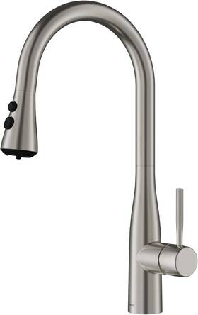 Kkf750sfss Karran Faraday Commercial Pull-down Kitchen Faucet Spot-free Ss Dual Spray Heads