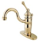 Kb1402bl  Kingston Brass Victorian Mono Block Lavatory Faucet 663370015694