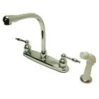 Kb2751kl  Kingston Brass Knight Kitchen Faucet With Sprayer 799621252973