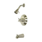 Kb3631ax Kingston Brass Restoration Single Handle Tub And Shower Faucet