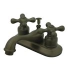 Kb605ax  Kingston Brass Centerset Lavatory Faucet With Metal Cross 663370009860