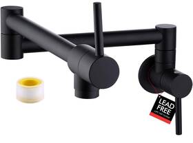 Kn926lf-bk Kes Folding Pot Filler Faucet Model Kn926lf-black New In Box