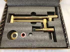 Kn926lf-pg Kes Kitchen Pot Filler Folding Faucet Double Joint Polished Gold