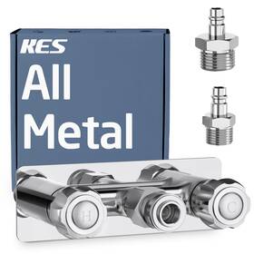 Lg6106ch20241216 Kes All Metal Rv Exterior Shower Faucet With 18/8 Quick Connectors 4 Inch Lea
