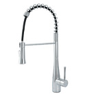 Kf-po0672ss Bai Stainless Steel Single Handle Kitchen Faucet With 813509025326