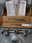 Kf100 Kingston Brass Proseal Wall Mount Double Handle Kitchen Faucet Chrome