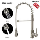 Kfqy0204sn Probrico Brushed Nickel Kitchen Faucet Spout Single Hole Sink Pull