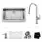 Khf200-33-1630-42ss Daniel Kraus 33 In Apron Front Single Bowl Stainless Steel Sink 846639024778