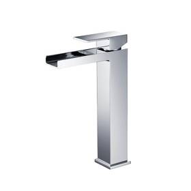 Kibi Usa 842708113756 Waterfall Lead-free Solid Brass Single Handle Bathroom Sink Chrome
