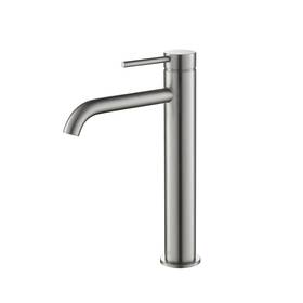 Kibi Usa 842708113879 Luxury Solid Brass Single Hole Bathroom Vessel Sink Faucet Brushed Nickel