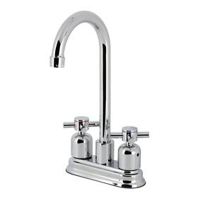 Fb8491dx Kingston Brass 196507368931 Concord 4-inch Centerset High-arc Bar Faucet Polished