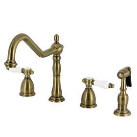 Kingston Brass 196507409344 Kb179.bplbs Bel-air 1.8 Gpm Widespread Kitchen -