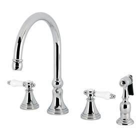 Kingston Brass 196507409504 Ks279.bplbs Bel-air 1.8 Gpm Widespread Kitchen - Chrome