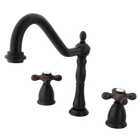 Kb1795axls Kingston Brass 663370024566 Heritage 8-inch Centerset Kitchen Faucet Oil Rubbed Bronze