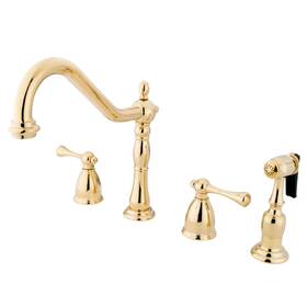 Kingston Brass 663370033810 Kb179.blbs Heritage 1.8 Gpm Widespread Kitchen -