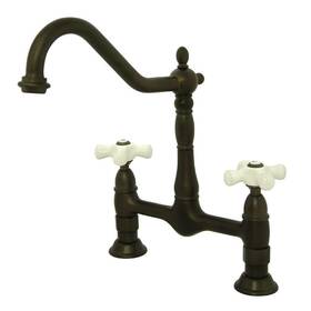 Ks1175px Kingston Brass 663370034664 Heritage Bridge Faucet 13 X 8 2.13 Oil Rubbed Bronze