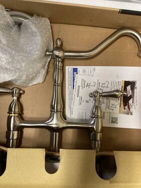 Kingston Brass 663370034831 Brushed Nickel Kitchen Faucet Construction Ks1278albs