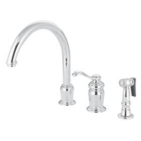 Kingston Brass 663370051470 Ks782.tlbs Templeton 1.8 Gpm Widespread Kitchen - Chrome