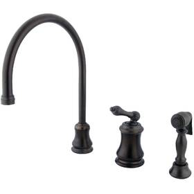 Kingston Brass 663370077722 Ks381.albs Restoration 1.8 Gpm Widespread Kitchen - Bronze