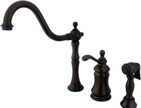 Kingston Brass 663370098055 Ks780.tplbs Templeton 1.8 Gpm Widespread Kitchen - Bronze