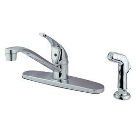 Kb5720sp Kingston Brass 663370141263 8 Inch Centerset Kitchen Faucet In Spout Reach Polished Chrome