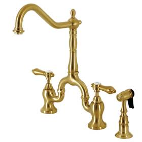 Kingston Brass 663370195761 Ks775.balbs Heirloom 1.8 Gpm Bridge Kitchen Faucet -