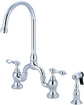 Kingston Brass 663370318207 Ks7791albs English 13.5 X 7.75 16.81 Polished Chrome