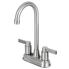 Kb8498ndl Kingston Brass 663370326530 Nuvofusion 4-inch Centerset Bar Faucet 4-3/4-inch I