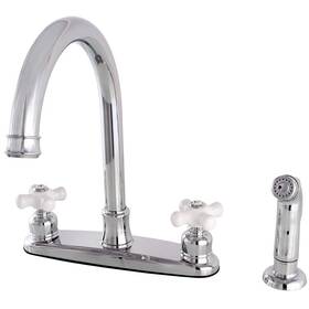 Fb7791pxsp Kingston Brass 663370344442 Victorian 8-inch Centerset Kitchen Faucet Chrome