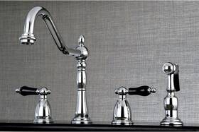 Kingston Brass 663370378133 Kb179.pklbs Duchess 1.8 Gpm Widespread Kitchen - Chrome