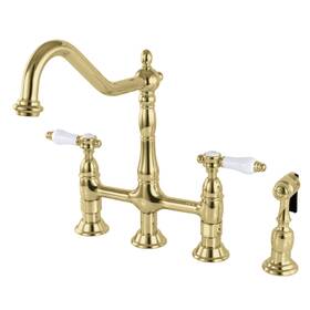 Kingston Brass 663370435119 Ks127.bplbs Bel-air 1.8 Gpm Widespread Bridge -
