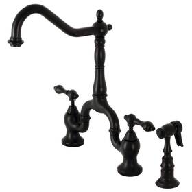 Kingston Brass 663370530456 Ks7750albs English Country Matte Black 8 X 8.25 14.5