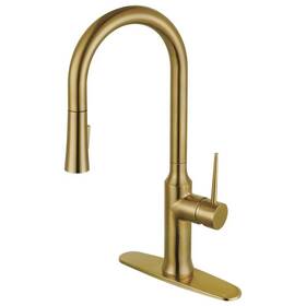 Ls2723nyl Kingston Brass 663370621451 New York Pull-down Spray Kitchen Faucet Brushed