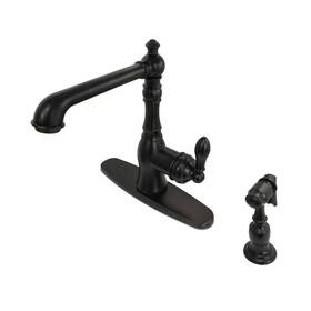 Kingston Brass 663370646362 American Classic Single-handle Standard Kitchen Faucet With Side