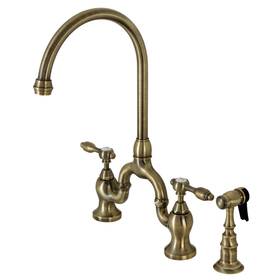 Kingston Brass 663370719318 Ks779.talbs Tudor 1.8 Gpm Deck Mounted Bridge -