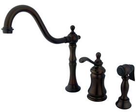 Kingston Brass 663370933462 Ks7805tplbs Templeton Widespread Kitchen Faucet