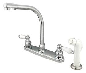 Kb711 Kingston Brass 783961148898 Victorian 8 Inch Centerset Kitchen Faucet Polished Chrome