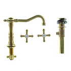 Ks1977ax Kingston Brass 8inch Widespread Bathroom Faucet Brushed Open Box