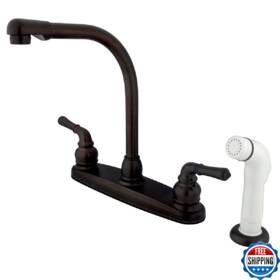 B000bo8t8u Kingston Brass Kb755 Magellan 8-inch Centerset Kitchen Faucet Oil Rubbed Bronze