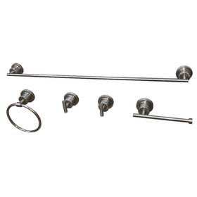 Bah8212478sn Kingston Brass Bah8212478 Concord 5 Piece Bathroom Package - Nickel