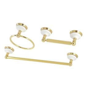 Bak111248pb Kingston Brass Bak111248 Victorian 3 Piece Bathroom Package -